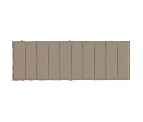 Päevitustooli Padi, Pruunikas, 186X58X4 cm Oxford Kangas