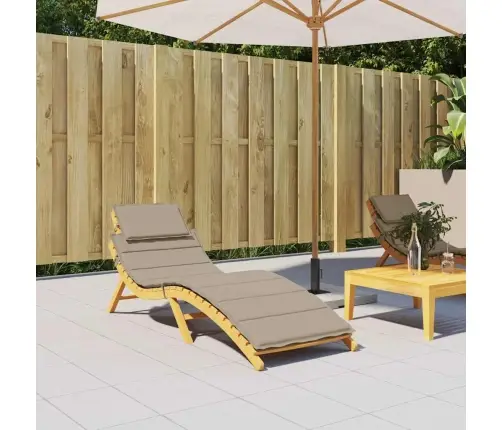 Päevitustooli Padi, Pruunikas, 186X58X4 cm Oxford Kangas