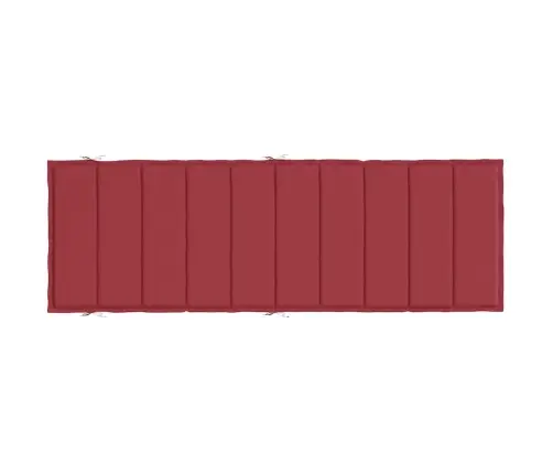 Päevitustooli Padi, Veinipunane, 186X58X4 cm Oxford Kangas