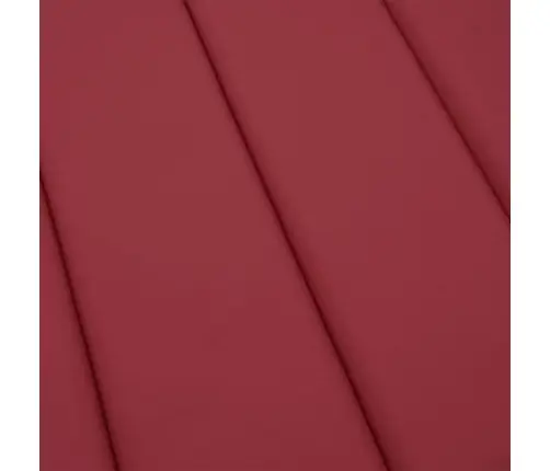 Päevitustooli Padi, Veinipunane, 186X58X4 cm Oxford Kangas