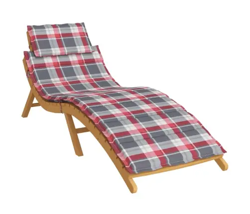 Sauļošanās Krēsla Matracis, 186X58X4 Cm, Audums, Četrstūri Vidaxl