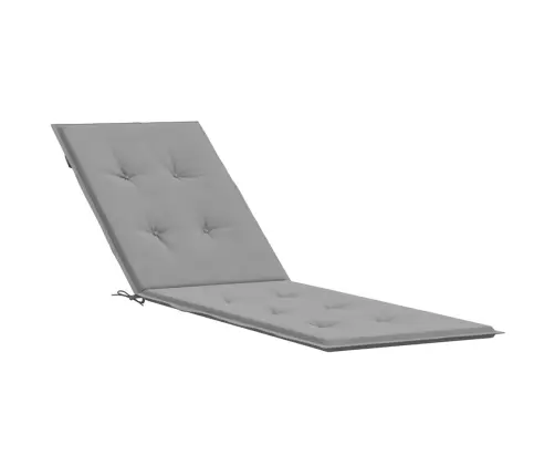 Atpūtas Krēsla Matracis, Pelēks, (75+105)X50X4 Cm Vidaxl