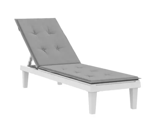 Atpūtas Krēsla Matracis, Pelēks, (75+105)X50X4 Cm Vidaxl