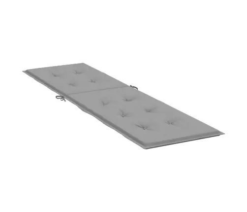 Atpūtas Krēsla Matracis, Pelēks, (75+105)X50X4 Cm Vidaxl