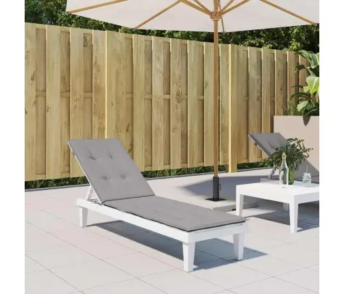 Atpūtas Krēsla Matracis, Pelēks, (75+105)X50X4 Cm Vidaxl