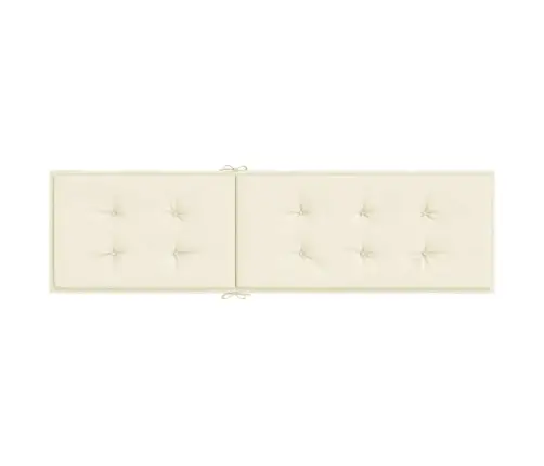 Päevitustooli Istmepadi, Kreemjas, (75 + 105) X 50 X 4 Cm