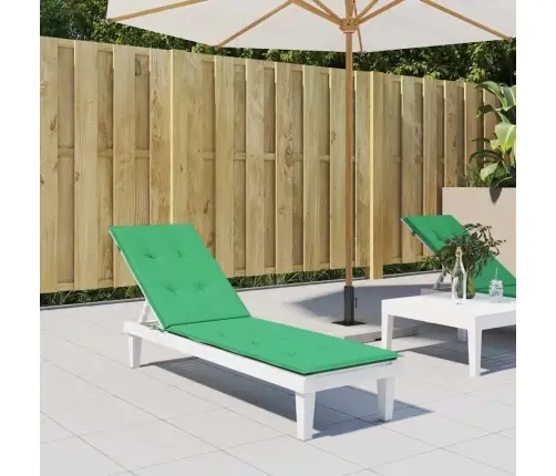 Päevitustooli Istmepadi, Roheline, (75 + 105) X 50 X 4 Cm