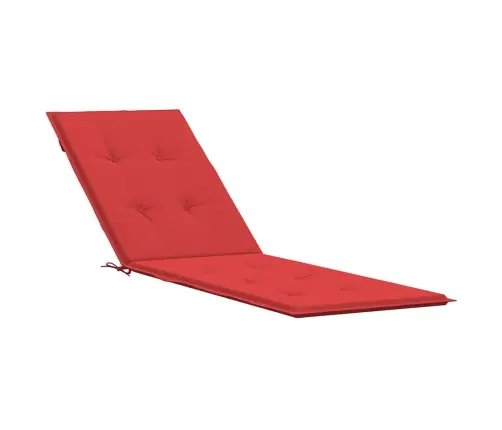 Atpūtas Krēsla Matracis, Sarkans, (75+105)X50X4 Cm Vidaxl