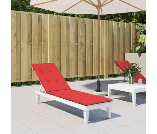 Atpūtas Krēsla Matracis, Sarkans, (75+105)X50X4 Cm Vidaxl