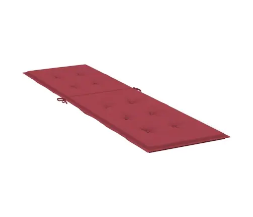 Atpūtas Krēsla Matracis, Vīnsarkans, (75+105)X50X4 Cm Vidaxl