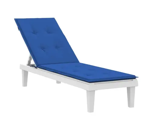 Atpūtas Krēsla Matracis, Koši Zils, (75+105)X50X4 Cm Vidaxl