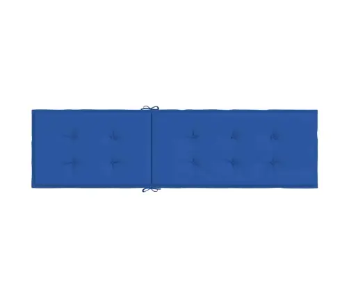 Atpūtas Krēsla Matracis, Koši Zils, (75+105)X50X4 Cm Vidaxl