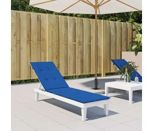 Atpūtas Krēsla Matracis, Koši Zils, (75+105)X50X4 Cm Vidaxl