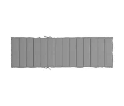 Päevitustooli Padi, Hall, 200X50X3 cm Oxford Kangas