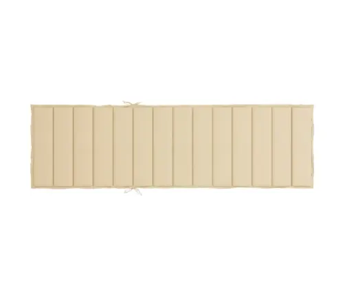 Saulės Gulto Čiužinukas, Smėlio Spalvos, 200X50X3cm Audinys