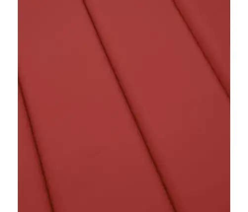 Päevitustooli Padi, Punane, 200X50X3 cm Oxford Kangas