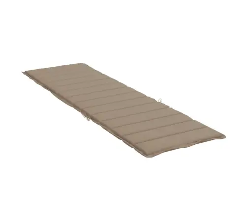 Päevitustooli Padi, Pruunikas, 200X50X3 cm Oxford Kangas