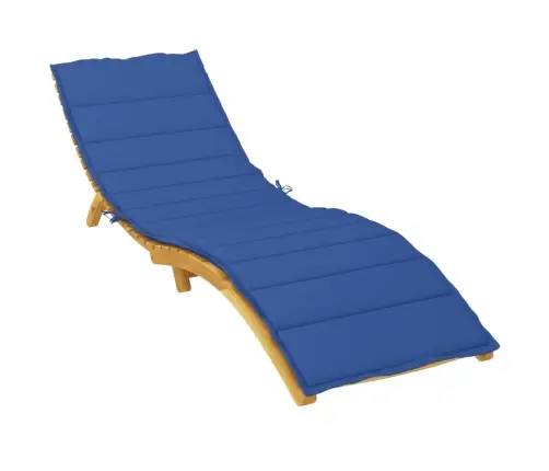 Päevitustooli Padi, Sügavsinine, 200X60X3 cm Oxford Kangas