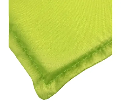 Sauļošanās Krēsla Matracis, 200X60X3 Cm, Audums, Spilgti Zaļš Vidaxl
