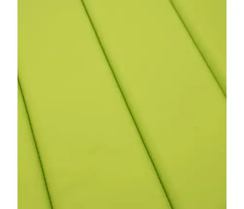 Sauļošanās Krēsla Matracis, 200X60X3 Cm, Audums, Spilgti Zaļš Vidaxl