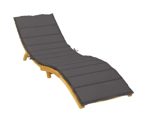 Saulės Gulto Čiužinukas, Antracito Spalvos, 200X70X3cm Audinys