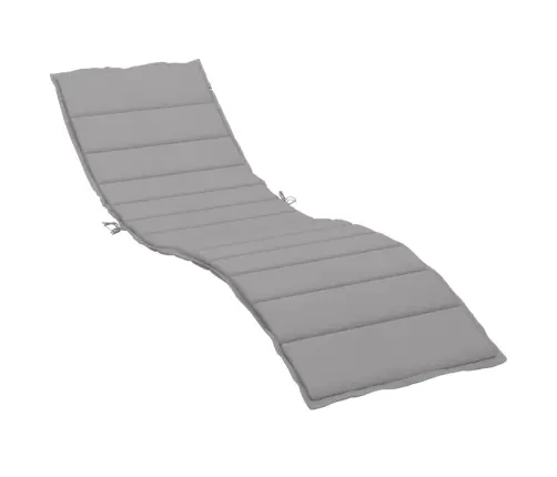 Päevitustooli Padi, Hall, 200X70X3 cm Oxford Kangas