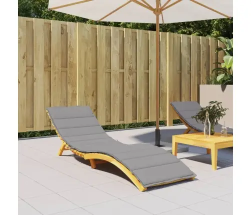 Päevitustooli Padi, Hall, 200X70X3 cm Oxford Kangas