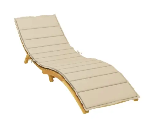 Saulės Gulto Čiužinukas, Smėlio Spalvos, 200X70X3cm Audinys