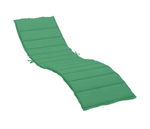 Päevitustooli Padi, Roheline, 200X70X3 cm Oxford Kangas