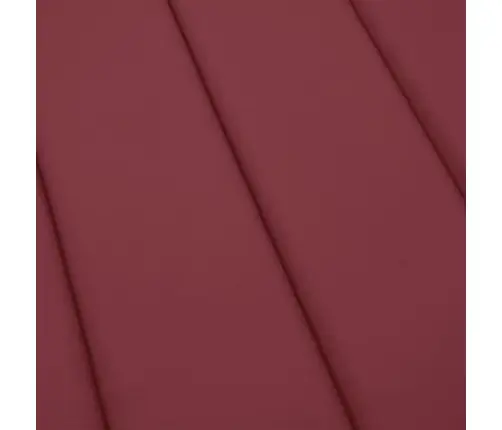 Päevitustooli Padi, Veinipunane, 200X70X3 cm Oxford Kangas
