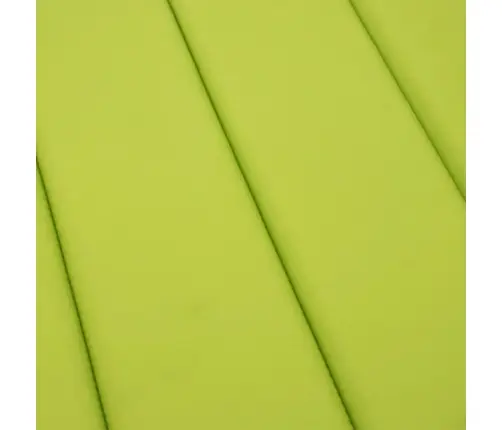 Sauļošanās Krēsla Matracis, 200X70X3 Cm, Audums, Spilgti Zaļš Vidaxl