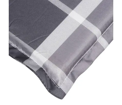 Päevitustooli Padi, Hallid Ruudud, 200X70X3 cm Oxford Kangas