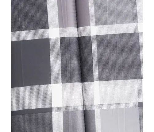 Päevitustooli Padi, Hallid Ruudud, 200X70X3 cm Oxford Kangas