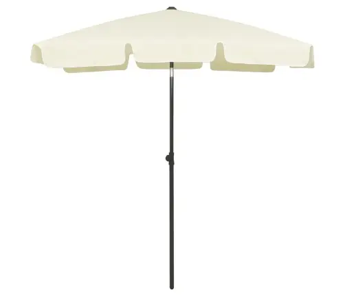 Paplūdimio Skėtis Nuo Saulės, Smėlio Geltonas, 180X120Cm