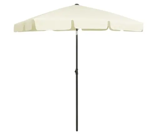 Paplūdimio Skėtis Nuo Saulės, Smėlio Geltonas, 180X120Cm