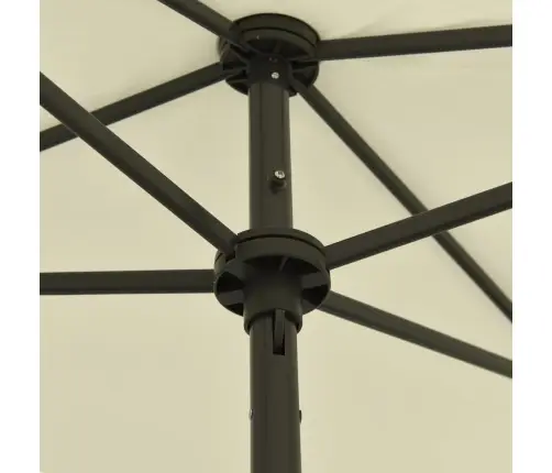 Paplūdimio Skėtis Nuo Saulės, Smėlio Geltonas, 180X120Cm