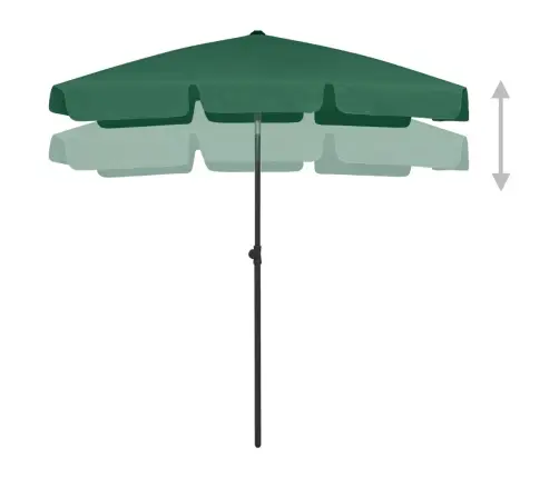 Ranna Päikesevari, Roheline, 180 X 120 Cm