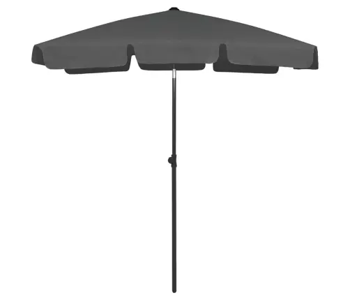 Pludmales Saulessargs, 180X120 Cm, Antracītpelēks Vidaxl