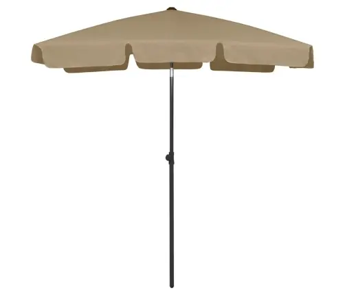 Pludmales Saulessargs, 180X120 Cm, Pelēkbrūns Vidaxl