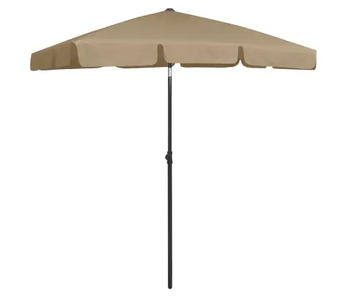 Pludmales Saulessargs, 180X120 Cm, Pelēkbrūns Vidaxl