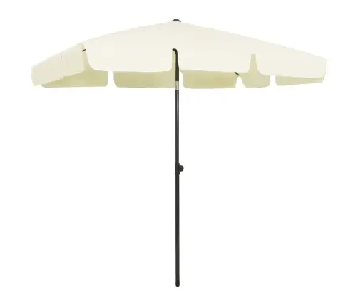 Pludmales Saulessargs, 200X125 Cm, Smilšu Dzeltens Vidaxl