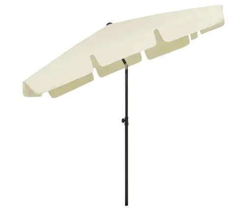 Pludmales Saulessargs, 200X125 Cm, Smilšu Dzeltens Vidaxl