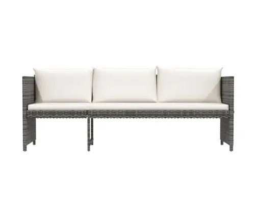 6-Daļīgs Dārza Mēbeļu Komplekts Ar Matračiem, Pe Rotangpalma Vidaxl