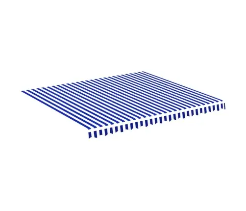 Nojumes Maiņas Jumts, Zils Ar Baltu, 4X3,5 M Vidaxl
