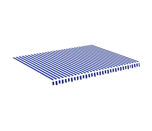 Nojumes Maiņas Jumts, Zils Ar Baltu, 4,5X3,5 M Vidaxl
