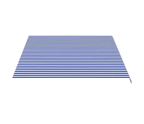 Nojumes Maiņas Jumts, Zils Ar Baltu, 4,5X3,5 M Vidaxl