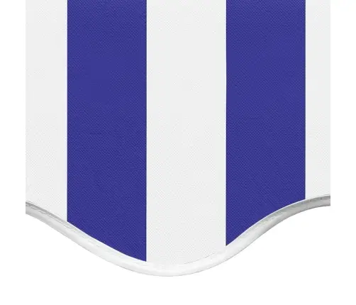 Nojumes Maiņas Jumts, Zils Ar Baltu, 4,5X3,5 M Vidaxl