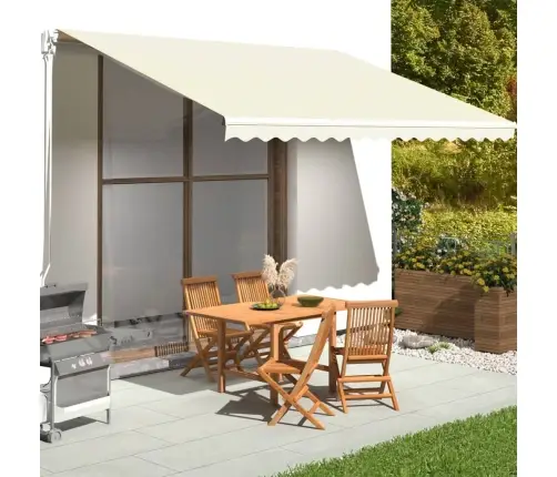 Pakaitinis Audinys Markizei, Kreminės Spalvos, 4,5X3,5M