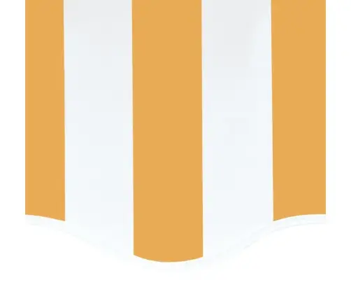 Nojumes Maiņas Jumts, Dzeltens Ar Baltu, 4X3,5 M Vidaxl