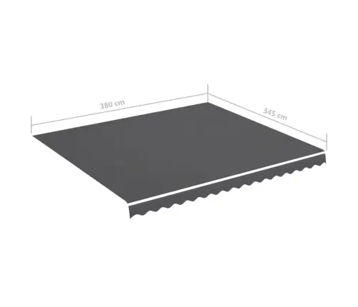 Nojumes Maiņas Jumts, Pelēks, 4X3,5 M Vidaxl